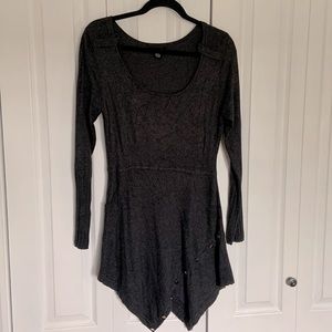 BOGO. Charcoal sweater. W cut on bottom. Looks great with skinny jeans/leggings